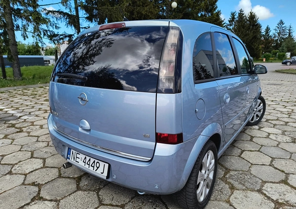 Opel Meriva cena 13550 przebieg: 140337, rok produkcji 2008 z Elbląg małe 326